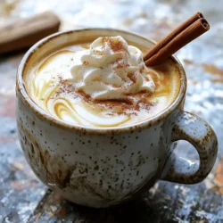 To make a delicious Spiced Maple Latte, you need a few key ingredients: - 1 cup brewed coffee or strong brewed espresso - 1 cup milk (dairy or non-dairy) - 2 tablespoons pure maple syrup - 1/2 teaspoon ground cinnamon - 1/4 teaspoon ground nutmeg - 1/4 teaspoon vanilla extract - Pinch of salt - Whipped cream (optional, for topping) - Cinnamon stick (for garnish, optional) For the coffee, you can use regular brewed coffee or espresso. Espresso gives a rich flavor, while brewed coffee is milder. Choose what you enjoy most! When it comes to milk, you can select dairy or non-dairy options. Almond, oat, and soy milk are great choices. Each has a unique flavor and texture. The flavoring agents are essential for that warm, cozy taste. You will want to measure carefully and mix in the spices with the milk. Choosing the right ingredients can enhance your drink: - Best types of maple syrup: Look for pure maple syrup. It has a rich flavor. Avoid imitation syrup that is mostly sugar. - Organic vs. non-organic spices: I recommend using organic spices. They tend to have better flavor and fewer additives. - Milk alternatives and their flavor profiles: Almond milk is nutty, oat milk is creamy, and soy milk has a subtle taste. Pick one based on your taste buds. Try to use the best quality ingredients. They will make your Spiced Maple Latte taste amazing. If you want the full recipe, check the details provided earlier in this article. Enjoy your cozy drink! To brew the perfect coffee, you have many choices. I often use a French press or pour-over method. These methods give a bold flavor. If you prefer espresso, use a good espresso machine. Start with fresh, medium to dark roasted beans. Grind them just before brewing for the best taste. For a smooth espresso, pack the coffee grounds well. Use about 18-20 grams of coffee for a double shot. If you want to make coffee at home, try using a Moka pot. It makes a delicious, strong brew. Heating the milk mixture is key to a great latte. Use a small saucepan over medium heat. Combine the milk, maple syrup, ground cinnamon, nutmeg, vanilla extract, and a pinch of salt. Keep stirring until it's hot, but don’t let it boil. To froth the milk, you can use a frother, whisk, or even a jar with a tight lid. If using a jar, shake it vigorously. This will create nice froth. Aim for a creamy, velvety texture that will top your latte perfectly. For serving, I recommend using a large mug. It holds the latte well and keeps it warm. Pour your brewed coffee or espresso first, then add the spiced milk mixture. Stir gently to mix the flavors together. To decorate your Spiced Maple Latte, add whipped cream on top if you like. A sprinkle of cinnamon or nutmeg adds a lovely touch. For a special finish, add a cinnamon stick as a garnish. This makes the drink look inviting and adds extra flavor. Enjoy your cozy drink! For a detailed recipe, check out the Full Recipe. To make your Spiced Maple Latte perfect, you can adjust its sweetness and spice levels. If you like it sweeter, add more maple syrup. Start with one extra tablespoon, then taste it. If you want it spicier, add a little more cinnamon or nutmeg. A dash of ground ginger can also add warmth. You can also explore other flavor extracts. Try almond or hazelnut extract for a twist. Just use a few drops to keep the taste balanced. One mistake to watch out for is cooking the milk too hot. If you let it boil, it can change the flavor and texture. Heat the milk on medium and never let it bubble. Another mistake is over-frothing the milk. You want a creamy texture, not a mountain of foam. Use a frother gently to create just enough foam for a nice finish. Garnishing your Spiced Maple Latte can make it look fancy and fun. You can top it with whipped cream and sprinkle extra cinnamon or nutmeg on top. A cinnamon stick is a lovely touch for stirring. For serving, choose a large mug or a stylish glass. This way, your drink looks warm and inviting. If you’re entertaining, consider a small tray with extra toppings. It makes for a cozy gathering! For the full recipe, check the details above. {{image_2}} To make a vegan spiced maple latte, choose a non-dairy milk. Almond, oat, or coconut milk work well. Each milk adds its own flavor. For creaminess, use barista blends, as they froth better. When using non-dairy milk, you might need to adjust sweetness. Some milks are sweeter than dairy milk. Taste your drink as you go. Add more maple syrup if needed. If you prefer a sugar-free option, you can use sugar alternatives. Stevia, erythritol, or monk fruit sweetener can work. These substitutes help keep the taste without extra sugar. To maintain flavor without sugar, focus on spices. Increase cinnamon or nutmeg for a richer taste. You can also add a splash of vanilla extract for extra flavor. For a fun twist in fall, try adding pumpkin spice. Just a pinch will give your latte a cozy feel. Mix it in with the other spices to get that classic autumn taste. In summer, consider an iced version of this drink. Brew your coffee and let it cool. Mix the spiced milk and pour it over ice for a refreshing treat. Enjoy it on hot days for a cool pick-me-up! You can find the full recipe for the spiced maple latte above. - Leftover brewed coffee: Store it in an airtight container in the fridge. Use it within three days for the best taste. - Maple syrup: Keep it in a cool, dark place. Once opened, store it in the fridge. It lasts for about a year in the fridge. - Reheat lattes: Use a microwave or stovetop. Heat it gently to avoid boiling. - Maintain frothiness: Whisk or froth again after reheating. This helps to revive the creamy texture. - Brewed coffee: Stays fresh for up to three days in the fridge. - Milk: Check its date. Once opened, it lasts about a week. - Maple syrup: As mentioned, lasts a long time if stored right. - Signs of spoilage: Look for off smells, changes in texture, or separation. If you see any, it’s time to toss it. A Spiced Maple Latte is a warm drink that mixes coffee with sweet maple and spices. I found inspiration from cozy fall days when I wanted something special. This drink combines the rich flavor of coffee with the warmth of spices like cinnamon and nutmeg. The maple syrup adds a sweet twist, making it perfect for any chilly day. Yes, you can make a sugar-free Spiced Maple Latte! Use sugar-free maple syrup or other sweeteners like stevia or monk fruit. These options still give you a sweet taste, but with fewer calories. Just remember, the flavor may be a bit different, so adjust to your liking. Making a dairy-free Spiced Maple Latte is simple. Replace regular milk with non-dairy options like almond, soy, or oat milk. Each type brings its unique flavor. I recommend oat milk for a creamy texture that pairs well with the spices. Maple syrup is a natural sweetener with antioxidants and minerals. It provides energy without the crashes from refined sugar. The spices, like cinnamon and nutmeg, have anti-inflammatory properties. They can help improve digestion and boost your mood. This drink can be a tasty treat with some health perks! You can find Spiced Maple Lattes at many local coffee shops, especially during fall. Chains like Starbucks often feature this drink seasonally. If you want to make it at home, you can order the ingredients online or find them at your local grocery store. For the complete recipe, check out the Full Recipe section. To enjoy a great Spiced Maple Latte, you need quality ingredients. I shared key details like the types of coffee and milk. You can make it vegan or sugar-free with simple swaps. I provided tips to avoid common mistakes and enhance your drink’s flavor. In summary, making this latte is easy and fun. Experiment with flavors and enjoy the cozy feel it brings. Treat yourself to a warm cup or share it with friends. Enjoy the experience and savor every sip.