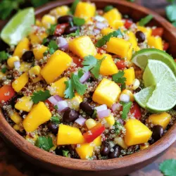 Mango Chili Quinoa Power Salad Energizing and Fresh