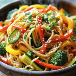 Simple Veggie Lo Mein Flavorful and Easy Dinner Prep