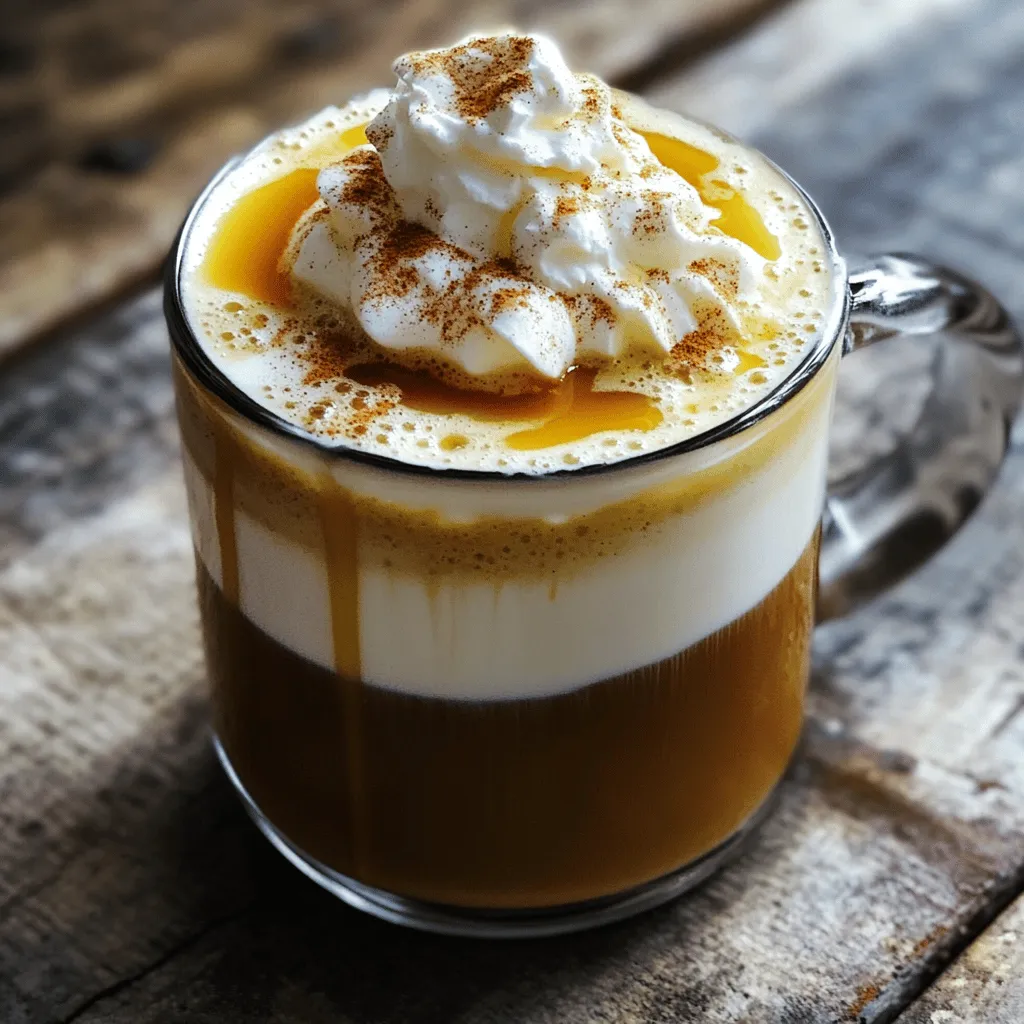 To make a delicious spiced maple latte, you'll need a few simple ingredients. Here’s what you will need: - 1 cup brewed coffee or strong espresso - 1 cup milk (dairy or non-dairy) - 2 tablespoons pure maple syrup - 1/2 teaspoon ground cinnamon - 1/4 teaspoon ground nutmeg - 1/4 teaspoon vanilla extract - Pinch of sea salt - Whipped cream (optional, for topping) - Additional cinnamon or nutmeg for garnish (optional) Each ingredient plays a role in creating rich flavors. The brewed coffee gives you the base, while milk adds creaminess. Pure maple syrup brings sweetness and warmth. Ground cinnamon and nutmeg add spice and depth. Vanilla extract enhances the flavor profile, and a pinch of sea salt balances everything out. You can top it all off with whipped cream and extra spices if you want to go all out. This recipe is easy to customize based on your taste. You can add more or less of any spice or sweetener. For a fun twist, try different kinds of milk or alternate toppings. The Full Recipe will guide you through every step to make this cozy drink perfect! To start, you need the right coffee or espresso. Use a medium roast coffee for a balanced flavor. If you like stronger coffee, choose a dark roast. Espresso works great too. For brewing methods, I recommend using a French press or a drip coffee maker. Both methods bring out the best taste. If you have an espresso machine, it can make a rich base for your latte. Brew your coffee and set it aside while you prepare the milk mixture. Next, heat the milk in a small saucepan. Use medium heat to warm the milk gently. Too high heat can burn the milk. Stir it often to keep it from sticking. Once the milk is warm but not boiling, add the maple syrup, ground cinnamon, ground nutmeg, vanilla extract, and a pinch of sea salt. Whisk this mixture well. Whisking adds air and creates a nice froth. This froth makes your latte feel special. Now it’s time to put everything together. Pour your brewed coffee or espresso into a large mug. Then, slowly pour the spiced milk mixture over the coffee. If you want a thick layer of foam, hold back the foam with a spoon while pouring. For a fun touch, add whipped cream on top. You can sprinkle some extra cinnamon or nutmeg for garnish. This makes your spiced maple latte look beautiful. Enjoy it warm and cozy! For the full recipe, check out the details above. To froth milk, you can use a few tools. A handheld frother works great. A steam wand on an espresso machine gives a rich froth. A French press can also froth milk well. Just pour warm milk in and pump the plunger. Common frothing mistakes include overheating the milk. Milk should be warm, not boiling. If you froth too fast, it can become watery. Always whisk gently for the best texture. You can enhance your spiced maple latte with extra spices. Try adding ginger or cardamom for a kick. For sweetness, use honey or agave syrup. If you want a creamier taste, add a splash of heavy cream. Pair this drink with sweet pastries or a light breakfast. A cinnamon roll or a slice of banana bread works well. These foods match the warm flavors of the latte. For a healthier drink, swap regular milk with almond or oat milk. These options are lower in calories. You can also reduce the amount of maple syrup. Use only one tablespoon instead of two for fewer calories. If you want a low-calorie maple syrup, look for sugar-free brands. These have less sugar but still bring sweetness. You can enjoy your latte without the guilt. For the full recipe, check out the Spiced Maple Latte section above. {{image_2}} You can switch up your spiced maple latte for different seasons. For fall, try a pumpkin spice maple latte. Just add pumpkin puree and extra spices like ginger and clove. This mix gives a warm, cozy feel. It really captures autumn vibes. In winter, a chocolate spiced maple latte is a great choice. Mix cocoa powder with your usual ingredients. The chocolate adds a rich depth. It’s like a hug in a mug on cold days. If you want a dairy-free version, there are many options. Almond milk, oat milk, and coconut milk all work well. Each has a unique flavor that can change your drink. When using non-dairy milk, you may need to adjust your flavors. Some non-dairy milks are sweeter or creamier than regular milk. Taste your drink as you go. This way, you get the balance just right. When summer hits, an iced spiced maple latte is refreshing. Brew your coffee and let it cool. Pour it over ice in a tall glass. Then, mix your spiced milk just like before. Pour that over the coffee slowly. This creates a beautiful layered drink. To make it perfect, add whipped cream and sprinkle spices on top. Enjoy the cool, creamy treat all summer long. Remember, for the full recipe, head back to the Spiced Maple Latte section above! To keep your milk fresh, store it in the fridge. Make sure it is sealed tightly. Use it within a week for the best taste. For brewed coffee, store it in an airtight container. Consume it within a couple of days. It’s best to avoid reheating coffee too many times. Spices can lose their flavor over time. Keep your ground cinnamon and nutmeg in a cool, dark place. Use airtight containers to keep them fresh. Always check the expiration date before using. You can make the spiced milk mixture ahead of time. Just combine the milk, maple syrup, and spices in a jar. Seal it tightly and store it in the fridge. This mixture will stay fresh for about three days. When you're ready, just shake it well before using. If you want to prep coffee, brew a large batch. Store it in the fridge in a sealed container. This way, you can enjoy your spiced maple latte anytime. When reheating milk, do it slowly. Use a saucepan on low heat. Stir it gently to prevent it from burning. You can also use a microwave. Heat in short bursts, stirring in between. Reheat your coffee in a microwave or on the stove. Keep the heat low to avoid a bitter taste. Combine the reheated coffee with your spiced milk mixture. This ensures you maintain the rich flavor of your latte. A spiced maple latte is a warm drink that blends coffee and spices. It features rich flavors of maple, cinnamon, and nutmeg. This latte is smooth and sweet, with a hint of warmth from the spices. You make it by mixing brewed coffee, milk, and pure maple syrup. The spices enhance the drink and make it cozy. The result is a delightful drink perfect for any time of day. Yes, you can easily make a spiced maple latte vegan. Just swap regular milk for a non-dairy milk like almond, oat, or soy. These options work well and do not change the taste much. Use unsweetened versions to control sweetness. Make sure your maple syrup is pure and vegan-friendly. With these simple changes, you can enjoy a delicious vegan latte. This recipe is more cost-effective than coffee shop lattes. A coffee shop may charge $5 or more for a latte. You can make it at home for much less. Plus, you can control the quality of the ingredients. Using fresh coffee and pure maple syrup gives you a richer flavor. This homemade version often tastes better than store-bought ones. Absolutely! You can customize your latte with extra flavors. Try adding a splash of caramel for sweetness. A dash of cocoa powder gives a chocolate twist. You can also add a few drops of peppermint extract for a minty kick. Explore different spices like ginger or cardamom for unique taste. The options are endless, so get creative! You learned how to make a delicious spiced maple latte at home. We covered all the ingredients, from brewed coffee to optional toppings. The step-by-step instructions guided you through brewing, heating milk, and combining flavors. Tips on frothing and seasonal variations added extra flair to your drink. Remember, you can experiment with ingredients and make this latte your own. Enjoy creating and sharing your personalized version for a cozy treat.