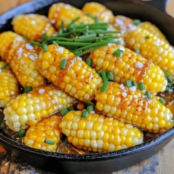To make honey butter skillet corn, you will need: - 4 cups fresh or frozen sweet corn - 3 tablespoons unsalted butter - 2 tablespoons honey - 1 teaspoon sea salt - 1/4 teaspoon black pepper - 1/4 teaspoon smoked paprika (optional) - 2 tablespoons fresh chives, chopped (for garnish) When selecting fresh corn, look for these signs: - Choose ears with bright green husks. - Check for tight, plump kernels. - The silk should be brown and sticky. - Avoid ears with dry or dark spots. Fresh corn tastes sweeter and has a better texture. You can make this dish your own by swapping a few ingredients: - Use coconut oil instead of butter for a dairy-free option. - Replace honey with maple syrup for a vegan twist. - Add lime juice for a zesty flavor boost. - Try different herbs like parsley or cilantro for variety. Feel free to get creative with these substitutes! Start by prepping the corn. If you use fresh corn, husk the ears. Then, cut the kernels off with a knife. This part is fun! If you choose frozen corn, just measure out four cups. Let it sit at room temp for a few minutes. This way, it will thaw slightly and cook evenly. Next, grab a large cast-iron skillet. Place it on medium heat and add three tablespoons of unsalted butter. Wait for it to melt fully. Once it’s nice and bubbly, add the corn. Sauté the corn for about five to seven minutes. Stir it often. You want it heated through and slightly caramelized for the best flavor. Now, it’s time to add some sweetness. Drizzle in two tablespoons of honey. Then, sprinkle one teaspoon of sea salt, a quarter teaspoon of black pepper, and a quarter teaspoon of smoked paprika if you like. Stir everything together well. Cook for an extra two to three minutes. This helps the corn soak up the honey butter mixture. Your dish will look glossy and taste amazing! Cooking corn well is key for great flavor. If you use fresh corn, husk it and cut off the kernels. This way, you get sweet bites. For frozen corn, just thaw it a little. Both types will taste great when cooked right. I love using a cast-iron skillet. It gives the corn a nice char, which adds to the taste. To get that shiny glaze, heat the butter until it melts. Then, add the corn right away. Sauté it for about 5-7 minutes. Stirring helps it cook evenly. When you add the honey, the magic happens. Stir well to coat the corn. Cook for another 2-3 minutes. You want the corn to soak up the honey butter. The glaze should be sticky but not too thick. This dish is super versatile. You can serve it right in the skillet for a rustic look. Or transfer it to a bowl for a clean style. I like to add a sprinkle of chives on top for color. Honey butter skillet corn pairs perfectly with grilled meats. It also goes well with tacos or BBQ. You can even enjoy it on its own as a tasty snack. {{image_2}} Want a kick? Add spice to your honey butter skillet corn! You can mix in 1/2 teaspoon of cayenne pepper or chili flakes. This heat pairs well with the sweet honey. Just sprinkle in the spice while cooking the corn. Taste and adjust to your heat level. It's a fun twist that makes your dish exciting! Love cheese? You can create a cheesy version of this dish. Stir in 1/2 cup of shredded cheddar cheese right after adding the honey. The cheese will melt and blend with the corn. This adds a creamy texture and a rich flavor. You can also try other cheeses like Monterey Jack or pepper jack for extra flair! Herbs can change the flavor of your corn dish. Try using fresh basil, cilantro, or parsley. Just chop the herbs finely and mix them in right before serving. Each herb brings its own unique flavor. This makes your honey butter skillet corn feel fresh and new with the seasons. Enjoy experimenting with what’s available! To store leftover honey butter skillet corn, let it cool down. Then, place it in an airtight container. Make sure to seal it tightly to keep it fresh. You can store it in the fridge for up to three days. If you want to enjoy it later, freezing is a good option. When you are ready to eat the leftovers, reheat the corn gently. You can use the stovetop or microwave. If using the stovetop, warm it in a skillet over medium heat. Stir it often to avoid burning. If using a microwave, heat it in short bursts, stirring in between. This helps keep the corn moist and tasty. To freeze honey butter skillet corn, pack it in a freezer-safe bag. Remove as much air as possible before sealing. Label the bag with the date. You can freeze it for up to three months. When you are ready to eat it, thaw it in the fridge overnight before reheating. This keeps the flavor and texture just right. Yes, you can use canned corn for this recipe. Just drain and rinse it. Canned corn is already cooked, so you will need to heat it through. Sauté it for about 3-5 minutes in the skillet after melting the butter. This makes it a quick option when you’re short on time. Yes, you can use maple syrup instead of honey. Maple syrup gives a sweet taste and works well with butter. You can also try agave nectar or brown rice syrup as other options. These substitutes keep the dish sweet without using animal products. Cooking honey butter skillet corn takes about 15 minutes. You will spend about 5 minutes prepping the corn and 10 minutes cooking. This quick side dish is perfect for busy nights or whenever you need something tasty fast! In this post, I shared how to make delicious honey butter skillet corn. We covered all the ingredients, from fresh corn to optional substitutes. You learned step-by-step instructions for preparation and cooking, along with tips for the best results. I also shared tasty variations and how to store leftovers. Enjoy cooking this sweet dish! Experiment with flavors to find your perfect blend. Remember, cooking is fun and lets you be creative. Try different ingredients and make it your own!