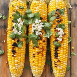 - 4 ears of fresh corn, husked - 2 tablespoons olive oil - 1 tablespoon chipotle powder - 1 teaspoon paprika - 1 teaspoon garlic powder - Juice of 2 limes - Zest of 1 lime - Salt and pepper to taste - Fresh cilantro, chopped - Crumbled cotija cheese Use fresh corn for the best flavor. Look for bright yellow kernels. The corn should feel firm and not dry. For the marinade, high-quality olive oil makes a big difference. Choose a good chipotle powder for a smoky kick. Fresh limes will give you the best juice and zest. If using cheese, opt for authentic cotija. It adds a rich, creamy touch. Start with fresh corn. Husk the corn, removing all the silk. Rinse the ears under cool water. This helps clean any dirt or debris. Pat the corn dry with a towel. Dry corn will absorb the marinade better. Grab a small bowl for the marinade. Add 2 tablespoons of olive oil. Next, add 1 tablespoon of chipotle powder. This gives the corn its smoky kick. Then, add 1 teaspoon of paprika and 1 teaspoon of garlic powder. These spices boost the flavor. Squeeze in the juice of 2 limes for freshness. Don’t forget to add the zest of 1 lime for extra zing. Mix in salt and pepper to taste. Whisk everything together until smooth. Preheat your grill to medium-high heat. Place the corn on a plate. Brush the marinade evenly over each ear. Make sure to coat every side. Place the corn directly on the grill grates. Grill for about 10-15 minutes. Turn the corn every few minutes. This helps achieve even char marks. The corn is done when the kernels are tender and slightly charred. Remove it from the grill and let it cool for a moment. If you like cheese, sprinkle some crumbled cotija on top. Finish with fresh chopped cilantro for a pop of color. To get the best grilled corn, use fresh ears. Look for corn with bright green husks and plump kernels. Preheat your grill to medium-high heat. This ensures the corn cooks evenly. Brush each ear with the marinade. Make sure to coat all sides. Turn the corn every few minutes. This helps achieve those nice char marks. Grill for about 10 to 15 minutes. The corn should be tender and have a slight char. You can easily change the spice level. For a milder taste, use less chipotle powder. Start with 1/2 tablespoon and add more later if needed. If you love heat, add more chipotle powder. You can also add hot sauce to the marinade. Another option is to sprinkle cayenne pepper on top. Taste your marinade before using. This way, you find the right balance for you. Serving your corn with extras adds fun. Crumbled cotija cheese gives a creamy touch. Fresh cilantro adds a nice pop of color and flavor. You can also serve with lime wedges. A squeeze of lime juice brightens every bite. Pair your corn with grilled meats or tacos. This dish goes well with any summer meal. Enjoy the flavors and share with friends! {{image_2}} You can change the flavor of your corn by using different herbs. Basil, cilantro, or parsley all add a fresh touch. Try adding chopped fresh herbs to the marinade. You can mix and match to find your favorite. If you like a bit of sweetness, add some chopped mint. For a spicy kick, try adding fresh jalapeños. These small changes can make your grilled corn unique. If you don’t have a grill, you can still enjoy this dish. You can cook the corn in the oven or on the stovetop. For the oven method, preheat it to 400°F. Place the corn on a baking sheet and brush it with the marinade. Roast for about 20 minutes, turning halfway through. On the stovetop, heat a skillet over medium-high heat. Add the corn and cook, turning often, until it is tender and charred. Both methods work great and keep the flavor intact. This recipe is easy to make vegan and dairy-free. Simply skip the cotija cheese or use a vegan cheese alternative. The rich flavors from the marinade will shine through. If you want creaminess, avocado slices make a great topping. You can also use a vegan butter substitute for added richness. This way, you can enjoy delicious corn that fits any diet. To store leftover Chipotle Lime Grilled Corn, let it cool first. Place the corn in an airtight container. You can also wrap it in foil or plastic wrap. Store it in the fridge for up to three days. This keeps the corn fresh and tasty. When you’re ready to eat, I recommend reheating the corn on the grill. This helps it stay juicy and flavorful. Heat the grill to medium. Place the corn on for about five minutes. Turn it often to avoid burning. You can also microwave it. Just wrap it in a damp paper towel. Heat it for 30 seconds at a time until warm. Freezing grilled corn is simple and a great way to save it. Start by cutting the kernels off the cob. Use a sharp knife and a cutting board. Once you have the kernels, place them in a freezer bag. Squeeze out any air and seal it tight. Label the bag with the date. You can freeze it for up to six months. When you want to use it, just thaw it in the fridge overnight. To get those perfect grill marks, start with a hot grill. Preheat your grill to medium-high heat. Place the corn directly on the grill grates. Allow it to sit for a few minutes without moving it. This helps create nice sear lines. Turn the corn a quarter turn every few minutes. This method gives you those beautiful, golden grill marks and even cooking. Yes, you can use frozen corn, but fresh corn tastes better. If you use frozen corn, thaw it first. Pat the corn dry to remove excess moisture. This helps the marinade stick well. Then, grill it as you would fresh corn. The flavor might not be as rich, but it will still be tasty. Chipotle Lime Grilled Corn goes well with many dishes. Try it with grilled chicken or shrimp for a nice meal. It also pairs great with tacos or burritos. The corn adds a fresh kick to any dish. Don't forget to serve it with a side of rice or beans. This makes for a complete, flavorful feast. This blog post walked you through making Chipotle Lime Grilled Corn. We covered the main ingredients, including tips for quality and garnishing. I shared step-by-step instructions for prepping, marinating, and grilling. You learned helpful tricks for grilling, adjusting spice levels, and serving ideas. In the end, this recipe is versatile. You can try different flavors or cooking methods. Enjoy grilling and serve it up with your favorite dishes!