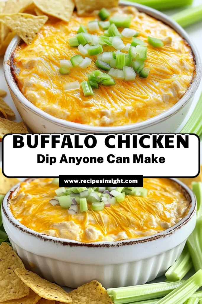 Spice up your next gathering with this delicious Buffalo Bliss Chicken Dip! Made with tender shredded chicken and creamy cheeses, this slow cooker recipe is a crowd-pleaser that combines rich flavors with just the right kick. Perfect for game day or any party, serve it warm with tortilla chips or veggies. Click through to discover the full recipe and impress your guests with this irresistible dip! #BuffaloDip #ChickenRecipes #PartyFood #SlowCookerRecipes