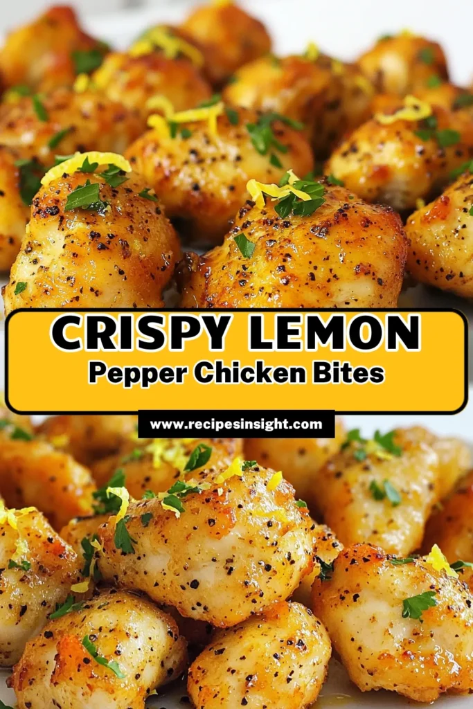 Savor the zesty flavors of Air Fryer Lemon Pepper Chicken Bites that are quick to make and packed with taste! With just a few simple ingredients, you can whip up a crispy, juicy batch in under 30 minutes. Perfect as a snack or a main dish, these bites are sure to impress. Ready to elevate your meal? Click through for the full recipe and start cooking today! #AirFryerRecipes #ChickenBites #HealthyEating #QuickMeals