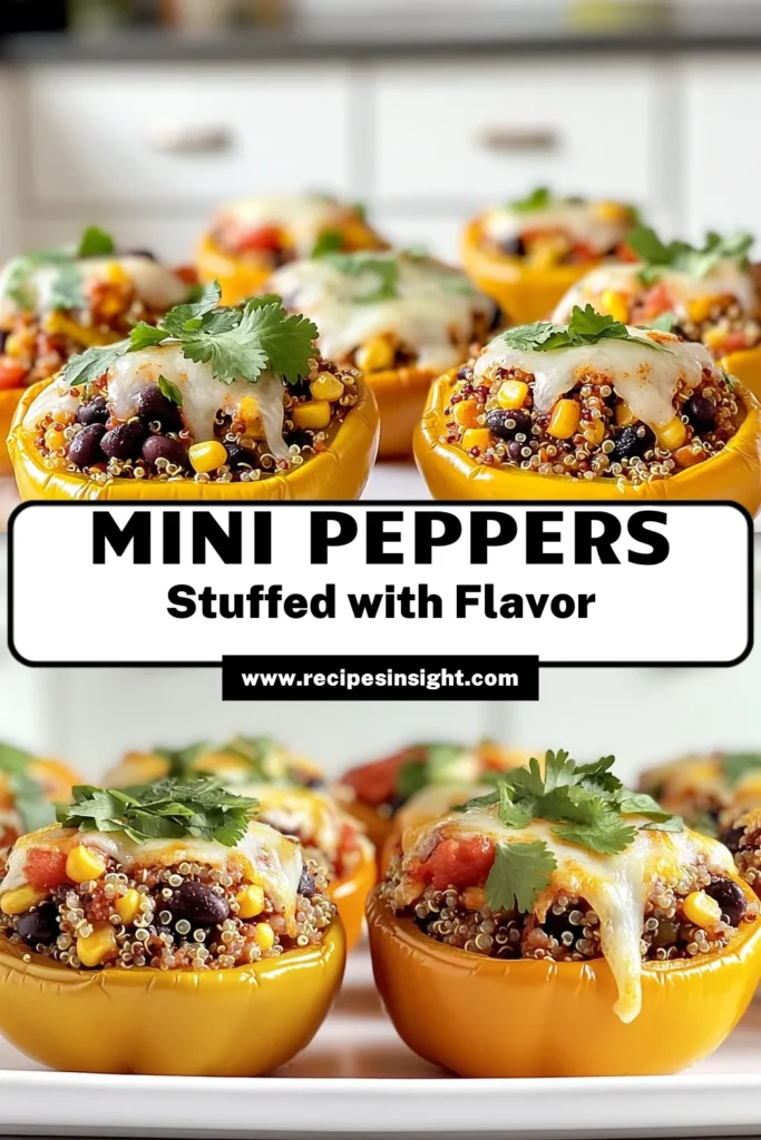 Spice up your snack game with these delicious Air Fryer Stuffed Mini Peppers! Packed with nutritious quinoa, black beans, and bursting with flavor, these bite-sized treats are perfect for any gathering or a healthy weeknight meal. In just 25 minutes, you can create a colorful, savory dish that's sure to impress. Click through for the full recipe and make your taste buds dance! #AirFryerRecipes #HealthySnacks #MiniPeppers #EasyRecipes