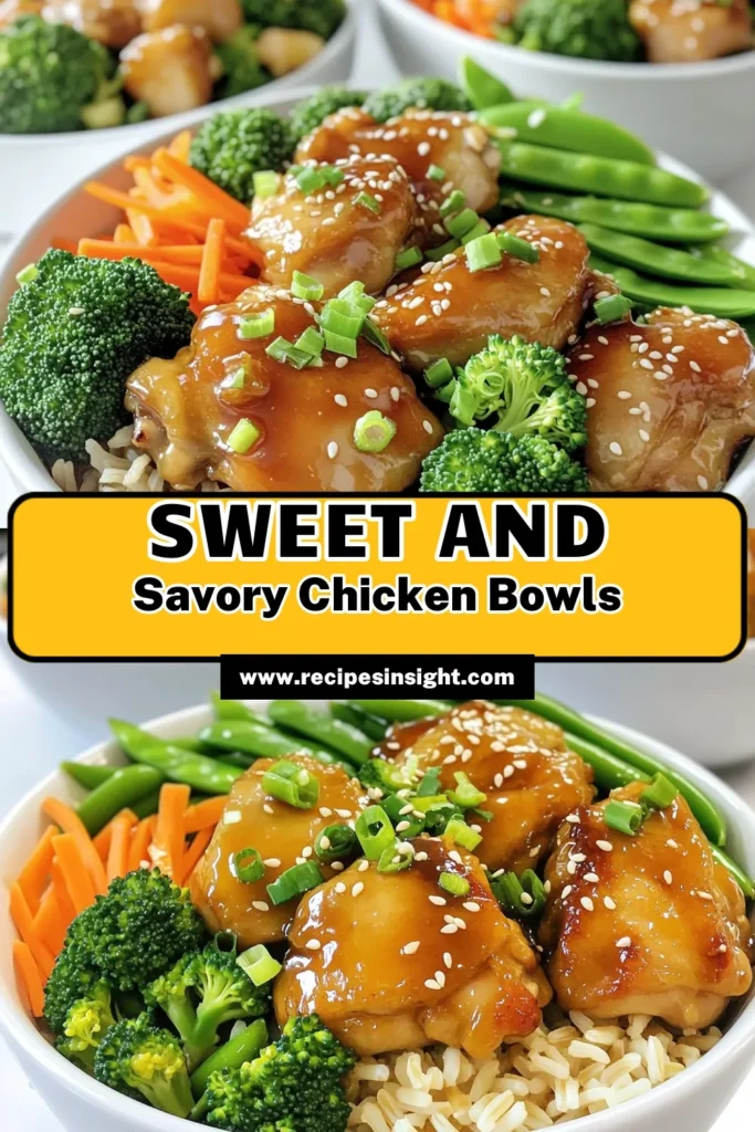 Savor the deliciousness of Honey Garlic Chicken Bowls with this easy recipe that combines tender chicken, vibrant veggies, and a sweet-savory sauce. Perfect for a quick dinner or meal prep, everyone will love this wholesome dish! Dive into the step-by-step instructions and impress your family and friends with your cooking skills. Click to explore the full recipe now! #HoneyGarlicChicken #HealthyRecipes #MealPrep #DinnerIdeas