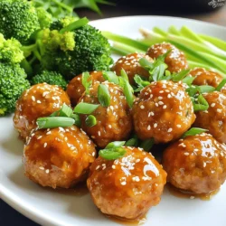 - 1 cup cooked quinoa - 1 cup black beans, drained and rinsed - 1 cup breadcrumbs (gluten-free option) - 1/2 cup finely chopped onion - 2 cloves garlic, minced - 1 teaspoon ground cumin - 1 teaspoon smoked paprika - 1/2 teaspoon salt - 1/4 teaspoon black pepper - 2 tablespoons fresh cilantro (optional) - 1/4 cup honey - 1/4 cup soy sauce - 1 tablespoon rice vinegar - 1 tablespoon sesame oil - 1 tablespoon cornstarch mixed with 2 tablespoons water The meatless meatballs start with a great base. I love using cooked quinoa and black beans. They add texture and protein. Breadcrumbs help bind everything together. You can use gluten-free breadcrumbs if you want. Next, I like to add onion and garlic for flavor. The aroma of these two makes my kitchen feel warm and inviting. A mix of ground cumin and smoked paprika gives them a nice kick. Salt and black pepper round out the flavors. If you want freshness, add some chopped cilantro! Now, let’s talk about the honey garlic glaze. This glaze takes the meatballs to the next level. Honey adds sweetness. Soy sauce brings in a savory touch. Rice vinegar gives it a bit of tang. Sesame oil adds richness. Finally, cornstarch mixed with water helps thicken the glaze for a perfect coat. With these ingredients, you're set to make a dish that’s both tasty and satisfying. Enjoy cooking! - Preheat the oven to 400°F (200°C). - In a mixing bowl, mash the black beans until mostly smooth. - Add cooked quinoa, breadcrumbs, chopped onion, minced garlic, cumin, smoked paprika, salt, pepper, and cilantro. Mix well. This mixture is key for flavor. Black beans give protein and texture. Quinoa adds a nutty taste and a nice crunch. The spices bring warmth and depth to the meatballs. - Shape the mixture into 1-inch meatballs. - Place them on a lined baking sheet. - Bake for 20-25 minutes, flipping halfway. Shaping the meatballs is fun! Make sure they are even for even cooking. Flipping them halfway ensures they brown nicely. They should look golden and feel firm when done. - In a small saucepan, combine honey, soy sauce, rice vinegar, and sesame oil. - Heat the mix over medium heat until it simmers. - Stir in the cornstarch mixture and cook for 2-3 minutes until thick. The glaze brings everything together. Honey adds sweetness, while soy sauce gives a savory kick. This sauce coats the meatballs beautifully. Enjoy the aroma as it thickens! - Use fresh ingredients for best flavor. Fresh herbs like cilantro add a bright touch. - Ensure proper cooking time for crispiness. Bake until golden brown and firm, about 20-25 minutes. - Coat meatballs evenly with the glaze. Drizzle it over the meatballs and toss gently to cover all sides. - Return to oven for setting the glaze. Bake for an extra 5 minutes to let the glaze stick well. - Garnish with sesame seeds and green onions. This adds a nice crunch and a pop of color. - Pair with sides like steamed broccoli or rice. These options balance the meal and add nutrients. {{image_2}} You can mix up the protein in your meatballs. One option is to use lentils instead of black beans. Lentils cook fast and add a nice texture. They also have a mild flavor that blends well with spices. You can use cooked green or brown lentils for the best results. Another option is to explore mushroom-based meatballs. Mushrooms offer a rich, umami flavor. You can chop them finely and mix them with quinoa and spices. They add moisture and depth to your meatballs, making them extra tasty. If you want a vegan twist, swap honey for maple syrup. Maple syrup gives the glaze a sweet, rich taste. It pairs well with garlic and soy sauce. This change keeps the dish plant-based but still delicious. You can also experiment with the spices in the glaze. Add a pinch of red pepper flakes for heat or some ginger for zing. These changes can elevate the flavor and make the dish your own. You can make these meatballs gluten-free by using gluten-free breadcrumbs. Many brands offer great options that work perfectly. This swap ensures everyone can enjoy your dish. For a healthier choice, try low-sodium soy sauce. This option cuts down on salt without losing flavor. Your meatballs will still taste great but be better for your heart. You can keep leftover meatballs in the fridge. Place them in an airtight container. They stay good for up to 4 days. If you can, store the glaze separately. This helps keep the meatballs from getting soggy. Want to save some for later? Freeze the meatballs after baking. They can last for up to 3 months in the freezer. Just make sure to cool them first. When you want to enjoy them, thaw overnight in the refrigerator. This makes reheating easier. For a crispy texture, reheat the meatballs in the oven. Preheat the oven to 350°F (175°C) and bake for about 10 minutes. If you need a quick option, use the microwave. Heat them for 1-2 minutes, checking every 30 seconds. This way, you get tasty meatballs in no time. Yes, you can prep these meatless meatballs ahead of time. Store them in the refrigerator for up to four days. If you want a longer shelf life, freeze them. Just wrap them well in plastic wrap and place them in a freezer bag. This keeps them fresh for up to three months. When you are ready to cook, thaw them overnight in the fridge. To make this recipe vegan, simply substitute the honey with maple syrup. This keeps the sweetness while ensuring it's plant-based. Check all your other ingredients, like soy sauce and cornstarch, to ensure they are vegan-friendly. Small changes can lead to big impacts, so be sure to read labels. You have many tasty options to serve with these meatballs. Rice is a great base, soaking up the glaze perfectly. Noodles are another wonderful choice, adding a nice chew. A hearty salad can also complement the meal, providing freshness and crunch. Mix and match to find your favorite combinations! In this article, we covered how to make delicious meatless meatballs using simple ingredients like quinoa and black beans. We explored the steps for mixing, shaping, baking, and glazing them. I shared tips for the best flavor and storage methods to keep them fresh. Whether you enjoy them with rice or noodles, these meatballs are a tasty option. Remember, with a few easy swaps, you can make them vegan or adjust for gluten-free diets. Cooking can be fun and rewarding, so I hope you give these a try!