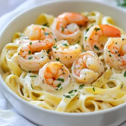 - 8 oz fettuccine pasta - 1 lb large shrimp, peeled and deveined - 2 tablespoons Cajun seasoning - 2 tablespoons olive oil - 3 cloves garlic, minced - 1 cup heavy cream - 1 cup grated Parmesan cheese - 1 tablespoon butter - Salt and pepper to taste - Fresh parsley, chopped (for garnish) To make Cajun Shrimp Alfredo, you need simple, fresh ingredients. Start with fettuccine pasta. This type of pasta has a wide shape that holds the sauce well. You will also need large shrimp, peeled and deveined for easy cooking. The Cajun seasoning gives the shrimp a spicy kick. For cooking, use olive oil and butter. Olive oil adds healthy fat, while butter enhances the flavor. Heavy cream creates the rich sauce. Grated Parmesan cheese adds a nutty taste that complements the cream. Garlic, salt, and pepper round out the flavors. Finally, fresh parsley is for garnish. It adds a nice touch and a pop of color. With these ingredients, you will create a dish that is both creamy and flavorful. Enjoy cooking! {{ingredient_image_1}} To start, fill a large pot with water. Add a pinch of salt to the water. Bring the water to a boil over high heat. Once the water is boiling, add 8 ounces of fettuccine pasta. Cook the pasta according to the package instructions until it is al dente, which usually takes about 8 to 10 minutes. After cooking, carefully drain the pasta in a colander. Set the drained pasta aside while you prepare the shrimp and sauce. Next, grab 1 pound of large shrimp, already peeled and deveined. Place the shrimp in a mixing bowl. Sprinkle 2 tablespoons of Cajun seasoning over the shrimp. Toss the shrimp well until they are fully coated in the seasoning. This step gives the shrimp a delightful kick. Now, heat 2 tablespoons of olive oil in a large skillet over medium-high heat. Once the oil is hot, add the seasoned shrimp to the skillet. Sauté the shrimp for about 2-3 minutes on each side. You want them to turn pink and be cooked through. Once done, remove the shrimp from the skillet and set them aside. In the same skillet, lower the heat to medium and add 1 tablespoon of butter. Let it melt, then add 3 cloves of minced garlic. Sauté the garlic for about 30 seconds until it smells great. After that, slowly pour in 1 cup of heavy cream while stirring. Bring the cream to a gentle simmer. Now, add 1 cup of grated Parmesan cheese to the cream. Stir it until the cheese melts and the sauce is smooth. Don't forget to add salt and pepper to taste for extra flavor. Finally, add the cooked fettuccine and sautéed shrimp back into the sauce. Toss everything together to coat the pasta and shrimp evenly. Heat through for another 2 minutes, and your dish is almost ready to serve! To make your Cajun Shrimp Alfredo shine, start by adjusting the seasoning. Taste your sauce as you cook. If it needs more kick, add a pinch of salt or more Cajun seasoning. You want it to be bold but not overwhelming. Using fresh ingredients is key. Fresh shrimp and good-quality Parmesan cheese make a big difference. Fresh garlic adds a nice punch too. Trust me, these small details elevate your dish. Don't overcook the shrimp. Shrimp cook fast. Just two to three minutes per side is enough. Look for that lovely pink color. If you cook them too long, they get rubbery, and that’s not what you want. For a creamy sauce, keep the heat low when adding the cream. Stir it in slowly and watch it simmer. Adding cheese gradually helps it melt smoothly. If your sauce seems too thick, add a splash of pasta water to loosen it up. Pro Tips Perfect Pasta: Always cook pasta al dente to maintain its texture and prevent it from becoming mushy when mixed with the sauce. Seasoning Boost: Taste the sauce before serving to ensure it's well-seasoned. You can adjust the salt and Cajun spice to your preference. Fresh Shrimp: Use fresh, high-quality shrimp for the best flavor. Frozen shrimp can work, but make sure to thaw them properly before cooking. Garnish for Color: Don't skip the parsley! It adds a fresh flavor and a vibrant color contrast to the dish. {{image_2}} You can switch out shrimp for chicken or tofu. Both options work well with Cajun flavors. For chicken, cut it into bite-sized pieces. Cook it just like the shrimp. Season it with the same Cajun spice. Tofu gives a great vegetarian option. Use extra-firm tofu and cut it into cubes. Sauté until golden for the best texture. Another fun twist is using salmon. Salmon adds a rich flavor to the dish. Just season it with Cajun spice and pan-sear it until cooked. Break it into chunks and mix it into the Alfredo sauce. You’ll love the unique taste! Changing up the pasta can make a big difference. Try whole wheat or gluten-free pasta. Whole wheat adds a nutty taste and extra fiber. Gluten-free options, like rice or corn pasta, are great for sensitive diets. Both are easy to cook and will hold the sauce well. For a lighter version, swap heavy cream for light cream. This makes the dish less rich but still creamy. It lowers the calories without losing too much flavor. You can also try using milk for an even lighter touch. Just remember to adjust the cooking time to get the right consistency. To keep your Cajun Shrimp Alfredo fresh, store it in an airtight container. This helps to lock in the flavor and moisture. Place the container in the fridge as soon as the dish cools down. Leftovers will stay good for about three days. When you’re ready to eat, you can enjoy those delightful flavors again! Reheating Cajun Shrimp Alfredo can be tricky. You want to keep it creamy and tasty. For best results, use a skillet. Heat it gently over low heat. Add a splash of cream or broth to help it stay smooth. Stir often to avoid burning. You can also use the microwave. Just heat it in short bursts. Stir between each burst to keep the texture nice. To make Cajun Shrimp Alfredo spicier, you can add more Cajun seasoning. Start with an extra teaspoon and taste as you go. If you want more heat, try adding a pinch of cayenne pepper. Fresh jalapeños or crushed red pepper flakes also work well. These add flavor and heat, making your dish pop. Yes, you can use pre-cooked shrimp for this dish. However, you need to adjust the cooking time. Since the shrimp is already cooked, you only need to heat it through. Add it to the skillet towards the end of the cooking process. This keeps the shrimp tender and juicy. Just be careful not to overcook it, or it may become rubbery. To prevent the sauce from curdling, keep the heat low when adding cream. Stir constantly as you pour in the cream. This helps it mix smoothly with other ingredients. Using fresh cream also reduces the risk of curdling. If the sauce starts to thicken too much, add a splash of pasta water to help smooth it out. Cajun Shrimp Alfredo is a simple but tasty dish. We covered the key ingredients, from fettuccine to shrimp. You learned how to cook the pasta and prepare the shrimp. Making the creamy sauce is easy with just a few steps. I shared tips to perfect the flavor and cooking techniques. You can also try different proteins and pasta options. Remember to store leftovers properly for later enjoyment. With these insights, you can create your own delicious Cajun Shrimp Alfredo. Enjoy your cooking adventure!