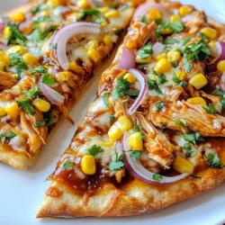 BBQ Chicken Flatbread Pizza Easy and Tasty Recipe