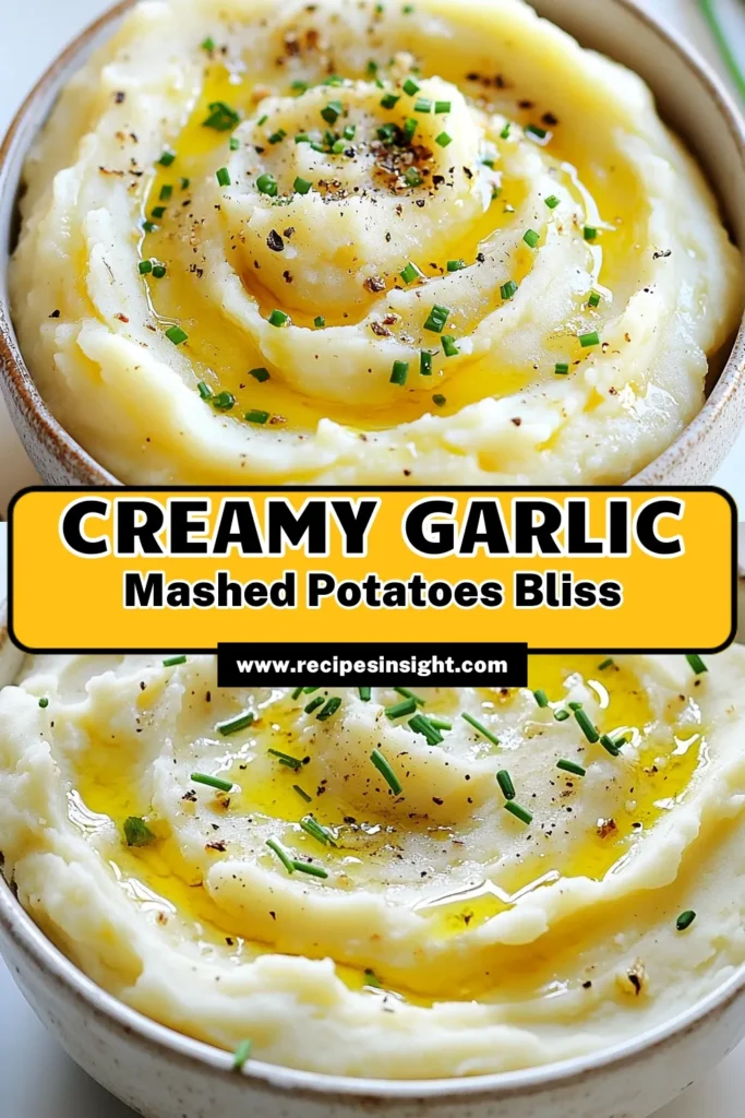 Indulge in these creamy roasted garlic mashed potatoes made with Yukon gold potatoes. This homemade mashed potatoes recipe features a rich flavor from roasted garlic and is perfectly enhanced by a chive garnish for potatoes. Perfect for any meal, these roasted garlic recipes are sure to impress! Try this easy Yukon gold mashed potatoes recipe today and elevate your side dish game. Don't forget to save it for later! #MashedPotatoes #RoastedGarlic #ComfortFood #PotatoRecipes