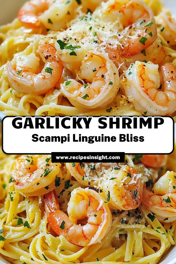 Indulge in this garlicky shrimp scampi linguine that makes dinner a breeze! This easy shrimp pasta recipe combines succulent shrimp with a rich garlic butter sauce for a quick dinner that’s ready in just 25 minutes. Perfect for busy weeknights, this shrimp linguine recipe will impress your family and friends. Don't forget to save this easy recipe and bring a taste of Italy to your table tonight! #ShrimpScampi #EasyDinner #PastaLovers #QuickRecipes