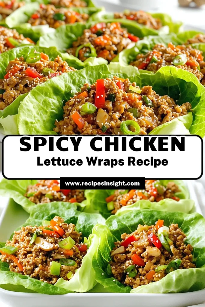 Dive into the delicious world of Spicy Korean Chicken Lettuce Wraps! This easy recipe combines ground chicken with vibrant veggies and spicy gochujang for a tasty meal that's both healthy and satisfying. Perfect for lunch or dinner, these wraps are fun to make and even better to eat! Click through to discover how to prepare this flavorful dish that everyone will love. Don't miss out! #KoreanRecipes #ChickenWraps #HealthyEating #EasyMeals
