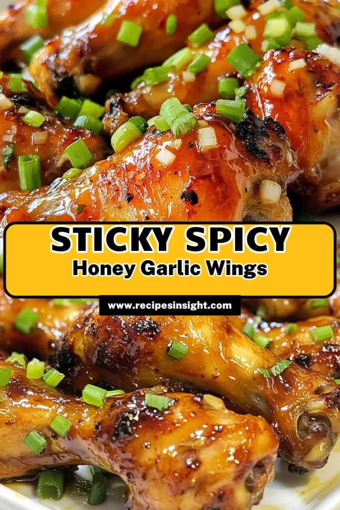 Try this spicy honey garlic chicken drumstick recipe for an easy and mouthwatering meal! These baked chicken drumsticks are infused with a flavorful chicken marinade that combines honey, garlic, and a kick of spice. Perfect for dinner or entertaining, they’re sure to impress. Follow the simple steps to achieve drumsticks that are crispy on the outside and juicy on the inside. Save this recipe for your next cooking adventure! #SpicyHoneyGarlicChicken #EasyChickenMarinade #DrumstickRecipe #BakedChickenDrumsticks