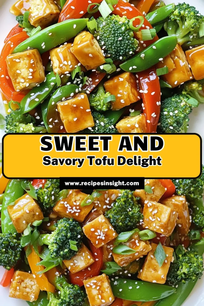Savor the delightful flavors of Honey Garlic Tofu Stir Fry! This quick and easy recipe takes just 30 minutes to prepare and is packed with crispy tofu, colorful veggies, and a sweet-savory sauce. Perfect for a healthy weeknight dinner, it's a dish you'll want to make again and again. Click through for step-by-step instructions and tips. Don’t miss out! #TofuStirFry #HealthyRecipes #WeeknightDinner #PlantBasedEating