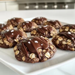 - 1 cup rolled oats - 1/2 cup natural peanut butter - 1/2 cup honey or maple syrup - 1/3 cup unsweetened cocoa powder - 1/4 cup coconut oil, melted - 1/4 teaspoon salt - 1 teaspoon vanilla extract - Optional ingredients: mini chocolate chips, chopped nuts To make these no bake chocolate oatmeal cookies, you need simple and wholesome ingredients. First, gather all the items listed above. Rolled oats offer a great base, giving the cookies texture. Natural peanut butter adds creaminess and flavor. Honey or maple syrup brings the right sweetness. Unsweetened cocoa powder gives the rich chocolate taste we love. Melted coconut oil helps bind everything together. A pinch of salt enhances the flavors. Lastly, vanilla extract adds warmth to the mix. If you want extra fun, toss in mini chocolate chips or chopped nuts. These options create a delightful crunch. Having all these ingredients ready makes the cooking process smooth and fast. You can enjoy these tasty treats in no time! First, take a medium saucepan. Add the peanut butter, honey or maple syrup, melted coconut oil, cocoa powder, and salt. Heat this mix on low. Stir it until everything is smooth. This takes about 2 to 3 minutes. Make sure it blends well. Once the chocolate mix is ready, remove it from the heat. Stir in the vanilla extract. Next, grab a large bowl and add the rolled oats. Pour the chocolate mixture over the oats. Mix well until all the oats are coated. This step is key for flavor. Now, it’s time to shape the cookies. Use a tablespoon or a cookie scoop. Drop spoonfuls of the mixture onto a lined baking sheet or a plate. Flatten each scoop slightly with the back of the spoon. This creates the perfect cookie shape. To make smooth no bake cookies, mix your ingredients well. When you heat the peanut butter, honey, cocoa powder, and coconut oil, stir constantly. This helps blend everything into a creamy mixture. Aim for a smooth and shiny look. This should take about 2-3 minutes on low heat. For chilling, I suggest placing the cookies in the fridge for at least 30 minutes. This time allows them to firm up nicely. If you want them firmer, chill them longer. You can even leave them overnight. Involving kids in the kitchen can be fun! Let them measure the oats or mix the ingredients. It’s a great way to bond and teach them about cooking. Always keep safety in mind. Use low heat when cooking. Teach kids to be careful with hot pots and sharp tools. Make sure they wash their hands before starting. To make your cookies even better, think about adding mix-ins. Chopped nuts add a nice crunch. You can use walnuts or almonds. Dried fruit, like raisins or cranberries, also works well. They add sweetness and a chewy texture. If you like, swap some oats for seeds like chia or flax. This gives extra nutrition and flavor. {{image_2}} You can switch up the nut butter in this recipe. Almond or cashew butter works great. Each adds a unique taste. If you want to change the sweetener, try agave syrup or brown sugar. Both options give a nice twist to the cookies. For gluten-free options, use certified gluten-free oats. These oats ensure you can enjoy the cookies without worry. If you want a vegan dish, substitute honey with maple syrup. This keeps the cookies plant-based and delicious. Adding spices gives your cookies a fun seasonal flavor. Cinnamon adds warmth, while pumpkin pie spice brings a festive feel. You can sprinkle in some nutmeg or ginger for a cozy touch. These small changes can make your cookies feel fresh and exciting all year round. To keep your no bake chocolate oatmeal cookies fresh, store them in an airtight container. This helps prevent them from drying out. You can keep them at room temperature for a few days. If you live in a warm place, the fridge is a better spot. No bake cookies last about one week at room temperature. In the fridge, they can last up to two weeks. Signs of spoilage include a change in smell or a dry texture. If they feel hard or crumbly, it's time to toss them. For long-term storage, you can freeze these cookies. Place them in a single layer on a baking sheet first. Once frozen, transfer them to a freezer-safe bag. This keeps them from sticking together. To thaw, take them out and let them sit at room temperature for about 10 minutes. This helps keep their soft texture. Yes, you can. Many options work well. Here are some alternatives for peanut butter: - Almond butter - Cashew butter - Sunflower seed butter - Soy nut butter Each choice gives a different taste. Make sure to choose a smooth, creamy option for the best texture. You can easily cut down on sugar. Here are some tips for reducing sugar content: - Use less honey or maple syrup. - Replace with mashed bananas or unsweetened applesauce. - Choose a sugar-free sweetener like stevia or monk fruit. These swaps keep your cookies sweet without the extra sugar. If you lack cocoa powder, don’t worry! Here are some alternative ingredients for a chocolate flavor: - Carob powder - Dark chocolate chips melted - Unsweetened chocolate melted These options still give you that rich chocolate taste in your cookies. You can tell the cookies are set by looking for a few signs: - They should feel firm to the touch. - The edges will look dry. - They will hold their shape when you gently press them. Chilling for at least 30 minutes helps them firm up nicely. You learned how to make easy no-bake cookies with simple ingredients. We covered the steps to mix, form, and chill those tasty treats. Tips helped you perfect your cookies, make them kid-friendly, and add fun flavors. Remember, you can swap ingredients for your needs and store wisely. Enjoy making these delicious snacks for you and your loved ones anytime. Now, it's time to get cooking!