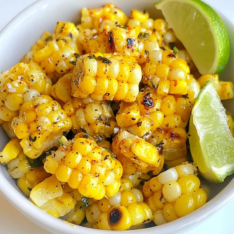 - 4 cups fresh corn kernels (about 6 ears of corn, or you can use frozen corn) - 4 tablespoons unsalted butter - 3 tablespoons honey - 1 teaspoon sea salt - 1/2 teaspoon black pepper - 1/2 teaspoon smoked paprika Fresh corn kernels are key for this dish. They bring sweetness and crunch. You can use frozen corn if fresh is not available. Next, you need unsalted butter. It gives a rich flavor and helps the corn cook well. Honey adds a nice touch of sweetness. It balances the salt and spices. The seasonings enhance the corn's natural taste. Sea salt adds flavor, while black pepper gives a slight kick. Smoked paprika adds a warm, smoky note that makes this dish stand out. - 1/4 cup chopped fresh cilantro - Juice of 1 lime Chopped fresh cilantro is optional but adds freshness. It gives a pop of color too. Squeezing lime juice over the dish at the end brightens the flavors. It adds just the right amount of tang to the sweet corn. Feel free to skip these garnishes if you prefer a simpler dish. But I highly recommend trying them for a burst of flavor! {{ingredient_image_1}} 1. Start by melting the butter. Place a large skillet on medium heat. Add 4 tablespoons of unsalted butter. Let it melt until it bubbles. This will give your dish a rich flavor. 2. Next, add the corn kernels. Pour in 4 cups of fresh corn kernels. You can also use frozen corn if you prefer. Stir the corn well to coat it with the melted butter. This helps the corn absorb all that buttery goodness. 1. Now, it’s time to cook the corn. Stir the corn often. Cook for about 5 to 7 minutes. You want the corn to become tender and slightly golden. This browning adds a nice flavor. 2. Once the corn is cooked, drizzle honey over it. Use 3 tablespoons of honey. Stir well to mix the honey into the corn. 3. Add seasonings now. Sprinkle in 1 teaspoon of sea salt, 1/2 teaspoon of black pepper, and 1/2 teaspoon of smoked paprika. These spices boost the flavor. Stir again to blend everything. Let it cook for another 2 to 3 minutes. 1. After cooking, squeeze fresh lime juice over the corn. The juice of 1 lime brightens the dish. Give it one last stir. 2. Finally, transfer the honey butter corn to a serving bowl. If you like, garnish with 1/4 cup of chopped fresh cilantro for a pop of color and fresh taste. Enjoy your Honey Butter Skillet Corn warm! When cooking corn, you can choose between fresh or frozen. Fresh corn has a sweet taste and a crunchy bite. It adds a great texture to your dish. Look for bright, plump kernels when picking fresh corn. If you use frozen corn, it’s quick and easy. Just thaw it before cooking. Cooking times may change based on the corn. Fresh corn usually takes 5 to 7 minutes to cook. Frozen corn may need a few extra minutes. Always stir the corn as it cooks for even heat. Spices can take your corn to the next level. Try adding a pinch of cayenne for heat. Smoked paprika gives a nice, rich flavor too. Adjust the sweetness to fit your taste. If you want it sweeter, add more honey. For a less sweet dish, cut back on the honey. You can also mix in fresh herbs like cilantro for a fresh kick. This adds flavor and a pop of color. Pro Tips Use Fresh Corn: For the best flavor, use fresh corn when it's in season. It enhances the sweetness and texture of the dish. Adjust Sweetness: Depending on your preference, feel free to adjust the amount of honey. Start with less and add more to taste. Try Different Spices: Experiment with spices like cayenne or chili powder for a spicy kick, or add herbs like thyme for a different flavor profile. Garnish Wisely: Fresh herbs like cilantro or parsley not only add flavor but also a pop of color to your dish. Consider using scallions for a mild onion flavor. {{image_2}} You can switch up sweeteners in this dish. Maple syrup works well if you want a different flavor. Agave nectar is another option. Each will give the corn a unique taste. Feel free to add vegetables for extra flavor and color. Diced bell peppers or zucchini pair nicely with the corn. You can also throw in some chopped green onions for a fresh crunch. These additions make the dish more vibrant and tasty. This honey butter skillet corn goes great with proteins. Grilled chicken or shrimp are excellent choices. You can also serve it alongside steak for a hearty meal. If you want to adjust serving sizes, this recipe serves four. You can easily double it for a larger group. Or, make a smaller batch for a quick lunch. Just halve the ingredients, and you’re set! To keep Honey Butter Skillet Corn fresh, store it in an airtight container. Make sure to let it cool before covering it. This helps to prevent moisture build-up. You can keep it in the fridge for about 3 to 4 days. If you notice any off-smells or colors, it's best to throw it out. Reheating is simple and quick! You can use the stove or microwave. For the stove, place the corn in a skillet over medium heat. Stir it often until heated through, about 5 minutes. If using a microwave, put the corn in a microwave-safe bowl. Cover it with a damp paper towel and heat for 1 to 2 minutes. Stir halfway through to ensure even warming. Enjoy your delicious corn just like when it was fresh! To make Honey Butter Skillet Corn vegan, you can use plant-based butter. For honey, use maple syrup or agave nectar. These swaps keep the sweet flavor but make it vegan-friendly. Both options work great in this dish. Yes, you can use canned corn. Canned corn is quick and easy. It saves time in the kitchen. However, fresh corn has better flavor and texture. Canned corn is softer, so it might not have the same crunch. Make sure to drain and rinse the canned corn well before cooking. Honey Butter Skillet Corn lasts about 3-4 days in the fridge. Store it in an airtight container. To reheat, warm it gently on the stove or in the microwave. Add a splash of water to keep it moist. Enjoy the flavors again later! This blog post covered essential ingredients and easy steps to make Honey Butter Skillet Corn. We discussed the best practices for cooking corn and how to enhance flavors. You learned about ingredient substitutions and serving tips for your dish. Finally, we talked about how to store leftovers and reheat them. Try this dish with your favorite proteins. Make it your own by adding spices! Enjoy cooking!