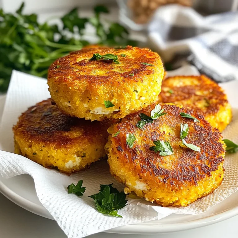 To make tasty lemon garlic tuna cakes, you need just a few key items: - 2 cans (5 oz each) tuna, drained - 1/2 cup breadcrumbs (preferably whole wheat) - 1/4 cup finely chopped green onions - 2 cloves garlic, minced - 1 large egg - 2 tablespoons mayonnaise - 1 tablespoon Dijon mustard - 1 tablespoon fresh lemon juice - Zest from 1 lemon - Salt and pepper to taste - Olive oil for frying - Fresh parsley for garnish (optional) These ingredients bring out the fresh, bright flavors in the dish. Tuna gives you protein, while lemon adds zest. You can tweak this recipe to fit your taste. Here are some great options: - Chopped bell peppers for crunch - Celery for a fresh bite - A pinch of cayenne for heat - Grated cheese for creaminess Feel free to mix and match. It’s fun to experiment! If you have special dietary needs, you can make easy swaps: - Use chickpeas instead of tuna for a plant-based option. - Substitute gluten-free breadcrumbs for a gluten-free dish. - Replace mayonnaise with Greek yogurt for less fat. These substitutes keep the dish tasty while fitting your diet. Enjoy making lemon garlic tuna cakes your way! {{ingredient_image_1}} First, grab a large mixing bowl. Open the two cans of tuna and drain them well. Add the drained tuna to the bowl. Next, add in half a cup of breadcrumbs for a nice texture. I prefer whole wheat breadcrumbs for added flavor. Then, chop up a quarter cup of green onions and toss them in. Don’t forget to mince two cloves of garlic. Add the garlic to the bowl too. Mix everything together until it is well combined. Now, take another bowl and crack one large egg into it. Whisk the egg until it’s smooth. Next, add two tablespoons of mayonnaise for creaminess. Then, mix in one tablespoon of Dijon mustard for a hint of tang. Squeeze in one tablespoon of fresh lemon juice and add the zest from one lemon. This will add a bright flavor. Stir the mixture until it is smooth and all the ingredients are blended well. Pour the egg mixture into the bowl with the tuna mixture. Stir until everything is fully combined. Season with salt and pepper to taste. Now, it's time to form the cakes. Take a portion of the mixture and shape it into patties, about two to three inches wide and half an inch thick. Heat a skillet over medium heat. Drizzle some olive oil to coat the bottom. Once the oil is hot, carefully place the tuna cakes in the skillet. Cook them for about four to five minutes on each side. You want them to be golden brown and crispy. When they're done, remove them from the skillet and place them on a paper towel-lined plate to soak up extra oil. Enjoy your tasty lemon garlic tuna cakes! To make the best tuna cakes, follow these tips: - Use quality tuna. Canned tuna in water or oil works well. - Drain the tuna well. This helps prevent soggy cakes. - Mix gently. Over-mixing can make the cakes tough. - Shape the patties evenly. This ensures they cook evenly. - Preheat the skillet. A hot pan gives a nice golden color. Here are some common mistakes to avoid: - Don’t skip the breadcrumbs. They hold the cakes together. - Be careful with salt. Canned tuna can be salty. - Avoid overcrowding the pan. Cook in batches for the best crispiness. - Let them cool slightly before serving. This helps them firm up. Lemon garlic tuna cakes are tasty on their own. Here are some ideas: - Serve with a fresh salad. A light lemon vinaigrette pairs well. - Try a dollop of tartar sauce. It adds a nice creamy touch. - Pair with roasted veggies. They add color and nutrition. - Garnish with fresh parsley. It makes the dish pop visually. These tips will help you make perfect lemon garlic tuna cakes every time. Enjoy your cooking! Pro Tips Use Quality Tuna: Opt for tuna packed in olive oil for a richer flavor and better texture. Chill the Mixture: Allow the tuna mixture to chill in the fridge for 30 minutes before forming patties to help them hold their shape. Test the Patties: Fry a small test patty first to check the seasoning and adjust as necessary before cooking the whole batch. Serve with Sauce: Pair the tuna cakes with a tangy dipping sauce, like tartar sauce or aioli, for an extra flavor boost. {{image_2}} You can boost the taste of lemon garlic tuna cakes by adding herbs and spices. Fresh dill or parsley adds a nice touch. You might also try adding a pinch of red pepper flakes for heat. Consider using dried herbs, like oregano or thyme. These herbs are easy to find. You can mix them right into the tuna mixture. Experiment with your favorites to find the best blend. If you want to try something new, you can swap tuna for other proteins. Canned salmon works great and gives a different flavor. You could also use cooked chickpeas for a vegetarian option. Mash them well to keep the texture right. For those who avoid fish, shredded chicken is a solid choice. It’s still easy to make and tastes good. The key is to keep the mixture moist and flavorful, no matter the protein you choose. Serving tuna cakes can be just as fun as making them. Try placing the cakes on a bed of mixed greens for a fresh touch. You can also serve them with a side of tangy coleslaw for crunch. For a tasty dip, mix yogurt with lemon juice and herbs. This adds a creamy element that pairs well. You could also serve the cakes with a side of roasted vegetables for a healthy meal. Don’t forget to experiment with sauces, too. A drizzle of sriracha or a simple garlic aioli can take these cakes to the next level. Enjoy creating your own perfect plate! To keep your leftover tuna cakes fresh, place them in an airtight container. Make sure they cool down to room temperature first. This helps avoid moisture buildup. Store them in the fridge. They should last for about 3 days. If you want to eat them later, freezing is a great option. To freeze tuna cakes, wrap each cake in plastic wrap. Then place them in a freezer-safe bag or container. This method prevents freezer burn. You can freeze them for up to 2 months. When you're ready to eat, simply thaw them in the fridge overnight. For the best taste, reheat your tuna cakes in a skillet. Heat a little olive oil over medium heat. Cook the cakes for about 3-4 minutes on each side. This helps them stay crispy. You can also use an oven. Preheat it to 350°F and bake the cakes for about 10-15 minutes. Enjoy them warm, just like when they were fresh! Yes, you can use fresh tuna. Just cook the fresh tuna first. After cooking, shred it into small pieces. This will give your cakes a nice texture. The flavor will be fresh and bright. You might need to adjust the cooking time a little. Cook the cakes until they are golden brown. You will notice a nice golden color on both sides. The cakes should feel firm when you touch them. If they look crispy and brown, they are likely done. You can also use a food thermometer. The inside should reach 165°F (74°C) for safety. Lemon garlic tuna cakes pair well with many sides. Here are a few tasty options: - A fresh green salad with lemon dressing - Steamed vegetables like broccoli or green beans - Roasted potatoes or sweet potatoes - A light pasta salad with herbs and olive oil - Quinoa or rice with fresh herbs These sides will add color and flavor to your meal. Enjoy your meal with a nice balance of tastes and textures! Lemon garlic tuna cakes are easy to make and tasty. We discussed key ingredients, steps for making them, and tips for success. You learned how to store leftovers and even customize your cakes. These simple cakes offer many ways to enjoy tuna. Experiment with flavors and serving ideas to find your favorite. With these tools and facts, you can whip up a delicious meal that everyone will love. Dive into cooking and make your own tuna cakes tonight!