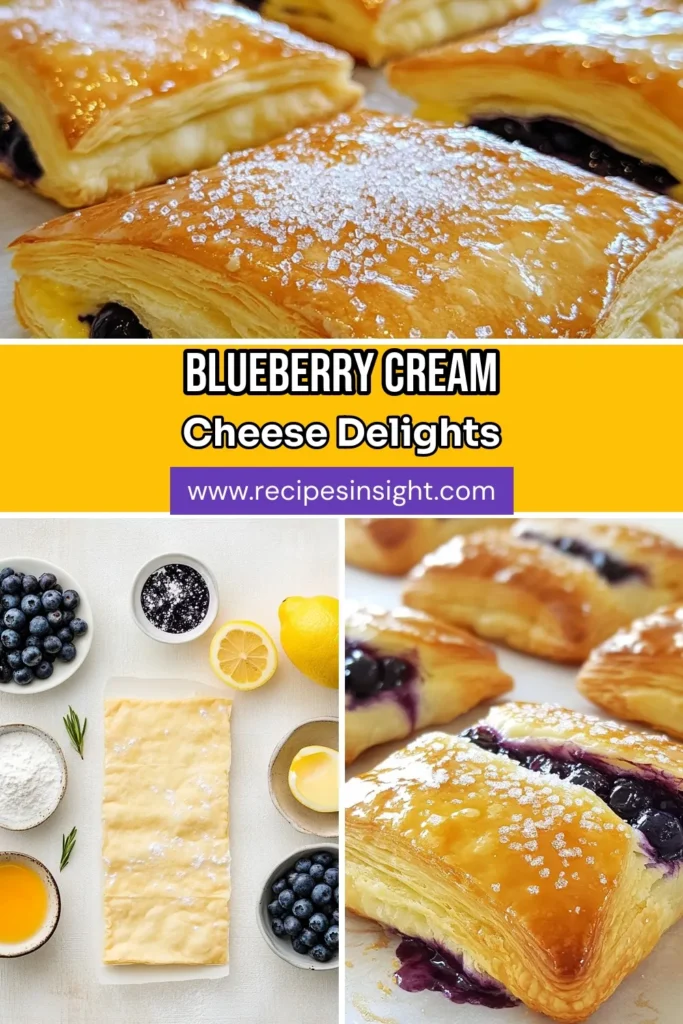 Indulge in a delightful Blueberry Cream Cheese Danish that's easy to make and irresistible! This simple recipe combines the flakiness of puff pastry with a creamy filling and sweet blueberry topping. Perfect for breakfast or dessert, this Easy Danish Pastry is sure to impress. Try these Cream Cheese Desserts and elevate your Blueberry Dessert Recipes game. Save this recipe to enjoy a slice of bliss! #BlueberryDanish #PuffPastryRecipes #CreamCheeseDesserts #EasyBaking