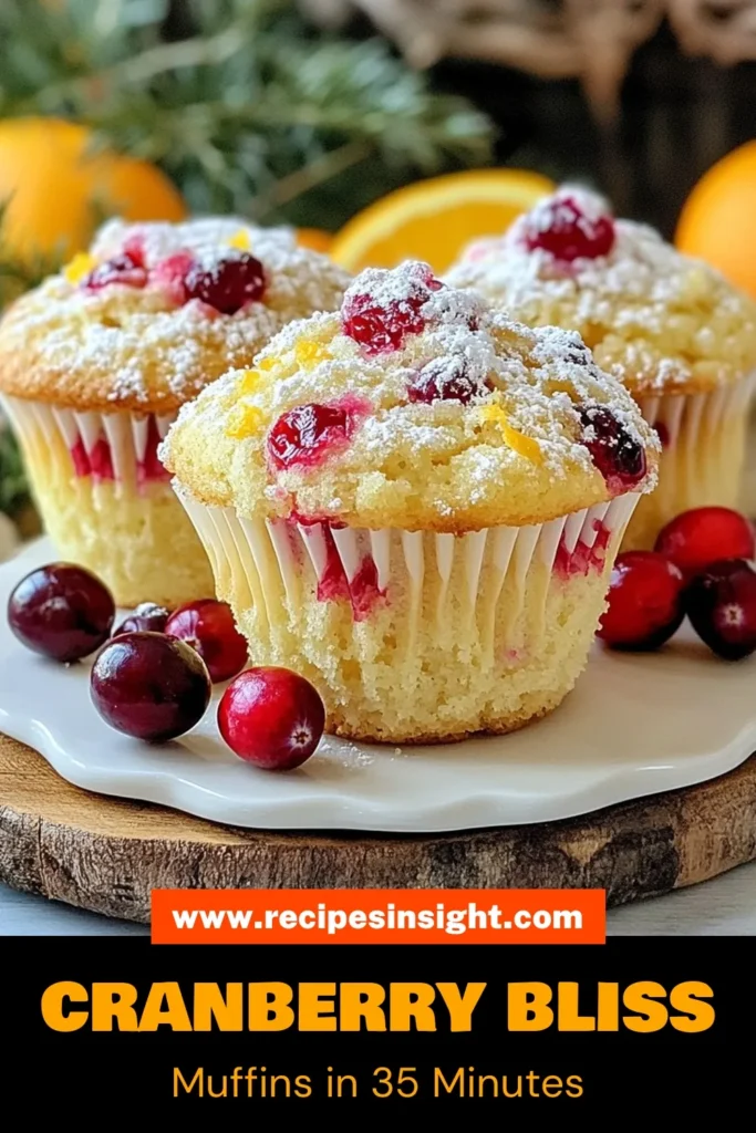 Indulge in these delightful Cranberry Orange Muffins, the perfect addition to your breakfast table! Our easy buttermilk muffin recipe features fresh cranberries and zesty orange for a burst of flavor. These Cranberry Bliss Muffins and Orange Cranberry Muffins are simple to make and great for any occasion. Bake a batch today and enjoy these scrumptious breakfast muffins with cranberries! Don’t forget to save this recipe for later! #MuffinRecipes #BreakfastBaking #CranberryMuffins #EasyRecipes