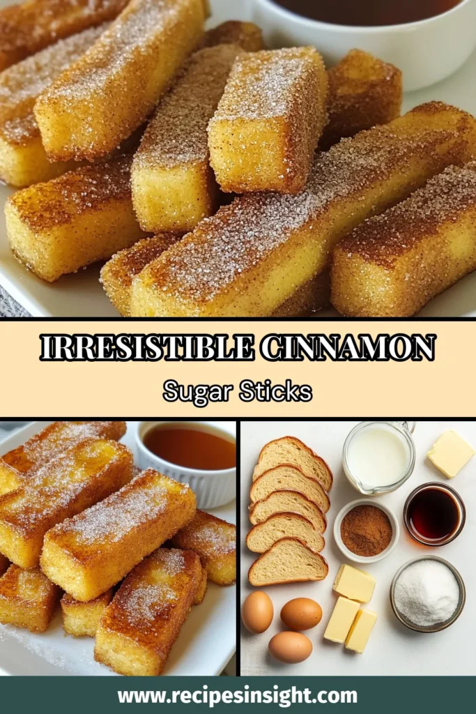 Indulge in a delightful morning treat with these Cinnamon Sugar French Toast Sticks! Perfect for quick breakfasts, this French Toast Sticks Recipe features thick brioche bread coated in a sweet cinnamon sugar mix. Whip up this easy breakfast recipe in just 15 minutes and transform your mornings into a tasty cinnamon sugar snack. Serve with maple syrup for extra flavor! Save this recipe now and enjoy breakfast bliss! #CinnamonSugarFrenchToast #EasyBreakfastRecipes #FrenchToastSticks #BriocheFrenchToast