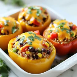 Southwest Quinoa Stuffed Peppers Flavorful and Wholesome