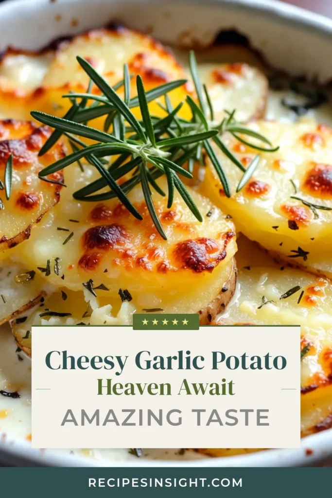 Discover the ultimate comfort food with this Cheesy Garlic Scalloped Potatoes recipe! Perfectly layered with creamy goodness, sharp cheddar, and Gruyère, this dish is a delight for any occasion. Learn how to make scalloped potatoes that are rich in flavor and topped with a golden crust. Try this best scalloped potatoes with garlic and impress your family and friends at dinner. Save this recipe now for your next culinary adventure! #ScallopedPotatoes #CheesyGarlic #PotatoRecipe #ComfortFood