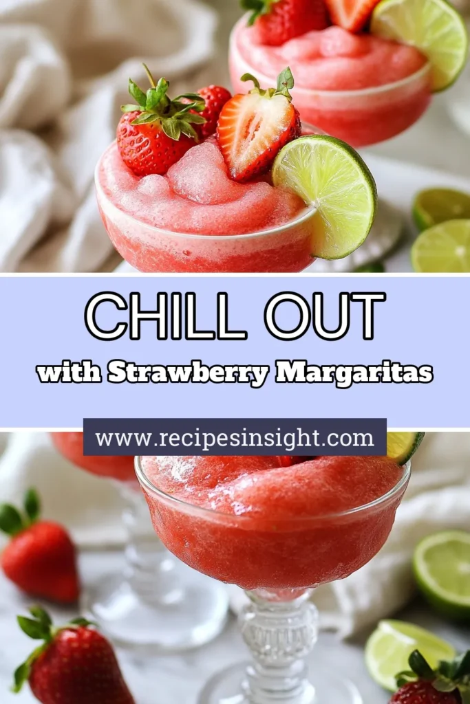 Indulge in the ultimate summer refreshment with these Frosty Strawberry Margaritas! Our Strawberry Bliss Margarita Recipe blends frozen strawberries and coconut water for a delightful twist on your favorite Frozen Strawberry Drinks. Perfect as Coconut Water Cocktails, this recipe is quick and easy, taking only 10 minutes. Elevate your gatherings with this delicious summer margarita. Save this recipe for your next sunny day! #FrostyStrawberryMargaritas #CoconutWaterCocktails #FrozenStrawberryDrinks #SummerMargaritaRecipes