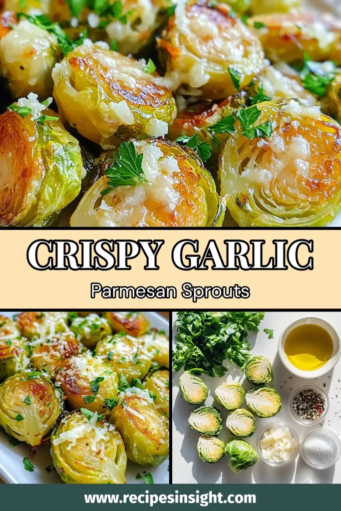 Savor the deliciousness of Garlic Parmesan Brussels sprouts with this easy roasted Brussels sprouts recipe! In just 30 minutes, you can whip up a healthy vegetable side dish that’s bursting with flavor. Perfect for any meal, these easy Brussels sprouts with garlic and a cheesy Parmesan topping will impress everyone. Click to discover the full recipe and elevate your side dishes! #BrusselsSprouts #HealthyEating #RoastedVegetables #EasyRecipes