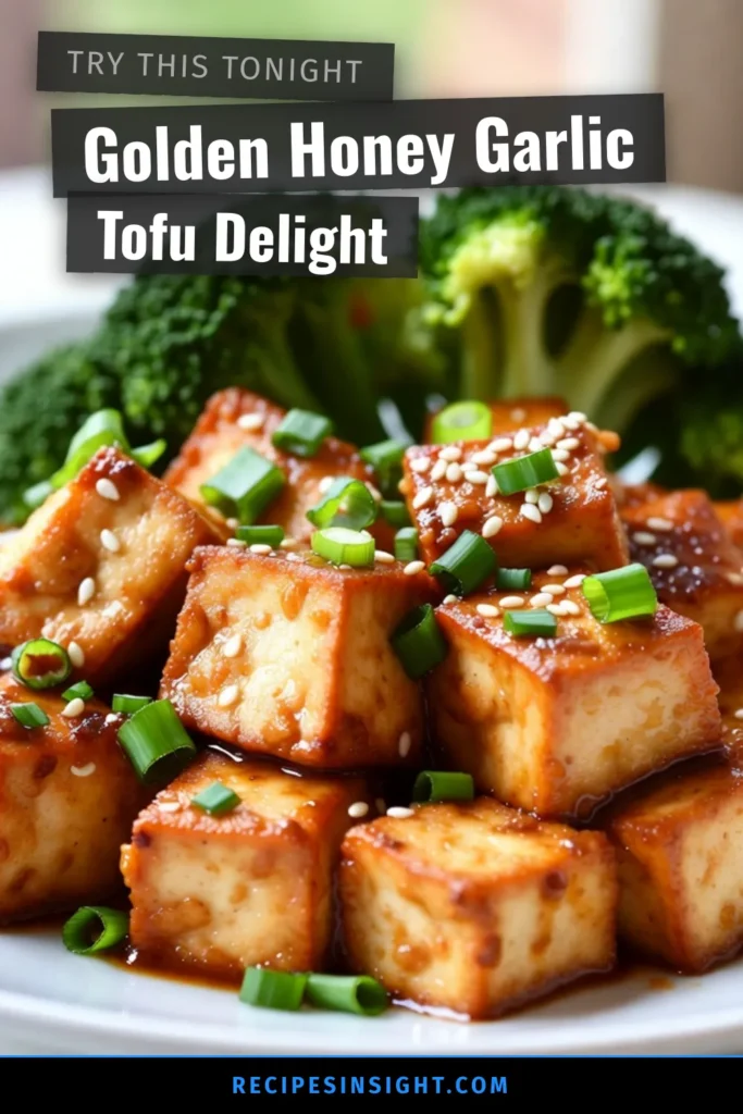 Try this delicious honey garlic tofu recipe that’s perfect for any weeknight meal! This sesame tofu dish is made with a simple vegan honey garlic sauce and packed with flavor. It's one of the easiest tofu recipes you'll ever make, ideal for a quick vegetarian stir-fry tofu dinner. Impress your family and friends with this tasty and healthy dish. Save this recipe for your next cooking adventure! #HoneyGarlicTofu #EasyTofuRecipes #VeganEats #VegetarianStirFry