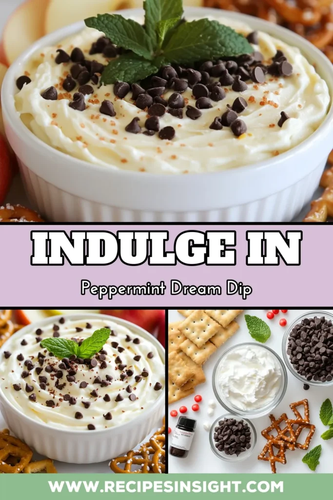 Indulge in the festive flavors of this Peppermint Chocolate Chip Cheesecake Dip! This easy dessert dip is the perfect addition to your holiday dessert recipes. With creamy cheesecake goodness, mini chocolate chips, and a refreshing peppermint twist, it’s a crowd-pleaser. Whip up this peppermint cheesecake dip in just 10 minutes for your next party. Save this delightful cheesecake dip recipe for a sweet treat! #PeppermintDip #DessertDip #HolidayRecipes #CheesecakeDip