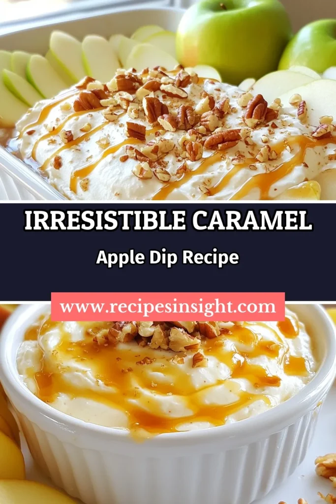 Indulge in this easy Caramel Cream Cheese Apple Dip, the perfect dessert dip with caramel for your fall gatherings! Made with cream cheese and drizzled with caramel, this Cream Cheese Apple Dip pairs deliciously with fresh apple slices. It's an ideal choice for fall party snacks, ready in just 10 minutes. Try this Easy Apple Dip Recipe that everyone will love! Save this recipe for your next event! #CaramelAppleDip #FallPartySnacks #DessertDipWithCaramel #EasyAppleDipRecipe