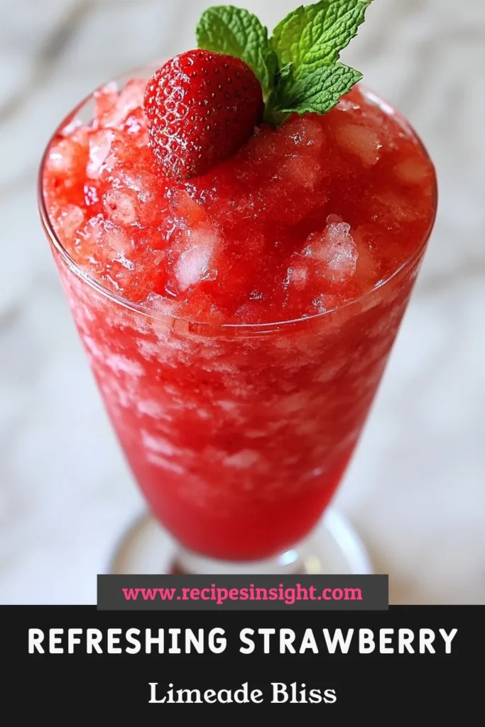 Beat the heat this summer with our delicious Strawberry Limeade Slush recipe! This refreshing summer drink combines fresh strawberries and zesty lime for a perfect homemade treat. It's one of the easiest fruit slush recipes you can whip up in just 10 minutes using a blender. Enjoy a cold, slushy delight that’s perfect for any occasion. Try it today and discover your new favorite blender slush drink! Save this recipe for a sunny day! #SummerDrinks #FruitSlush #StrawberryRecipes #HealthyDrinks