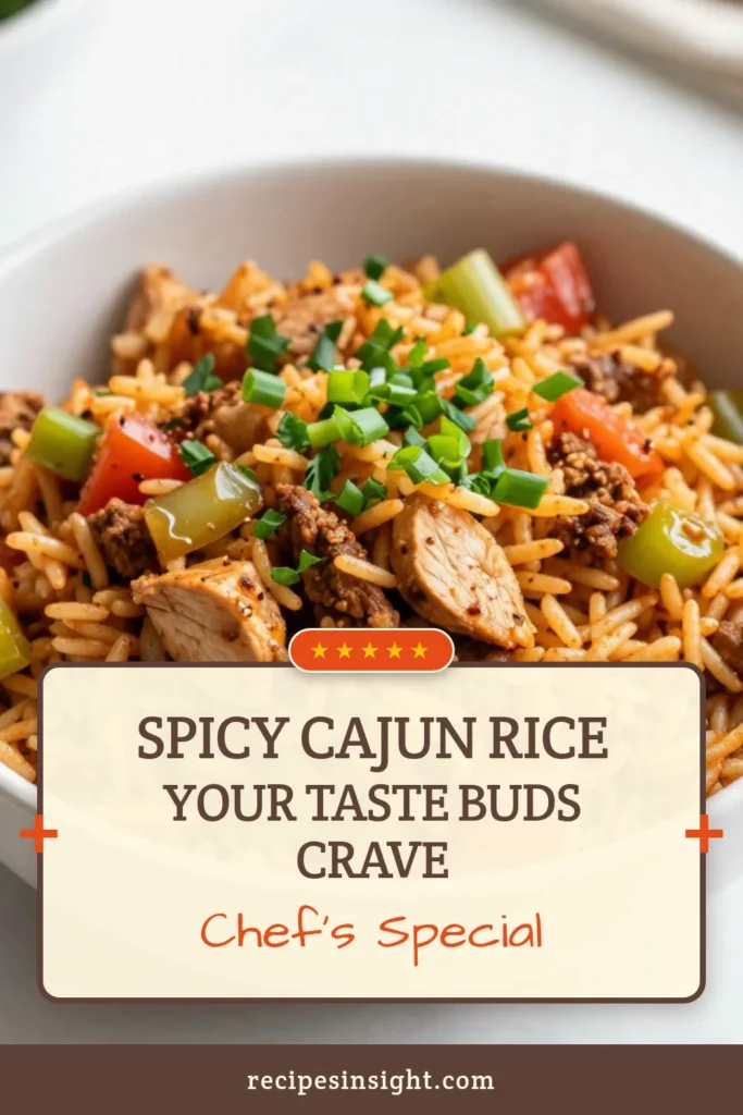 Discover the bold flavors of Spicy Cajun Dirty Rice – a fantastic Cajun rice recipe that’s easy to make! This ground chicken dirty rice combines aromatic vegetables, spices, and tender rice for a hearty meal. Perfect for dinner, learn how to make Cajun rice that will spice up your weeknight meals. Save this easy dirty rice recipe for your next family gathering! #CajunRice #DirtyRice #RecipeIdeas #ComfortFood