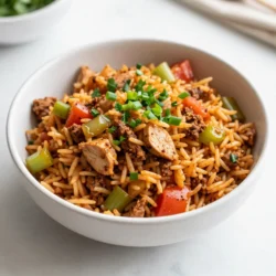 Spicy Cajun Dirty Rice Flavorful and Simple Meal
