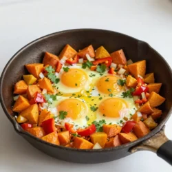 Sweet Potato Hash With Eggs Savory Breakfast Delight